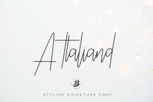 Attaliand Font: A Readable Signature Typeface for Crafters