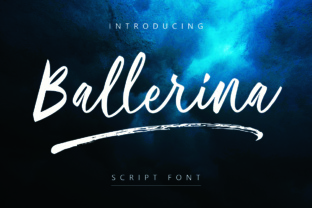 Ballerina: A Modern Script Font for Elegant Editorial Design