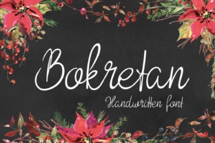 Bokretan Font: A Handwritten Typeface for Editorial Design