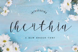 Chenthia Font: Modern Script for Editorial Design