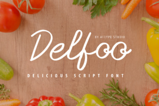 Delfoo Font: Elevate Digital Campaigns with Elegant Script
