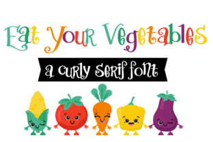 Eat Your Vegetables Font for Editorial Design
