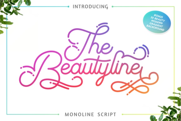 Elevate Your Campaigns with The Beautyline Typeface