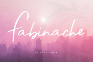 Fabinache Font: Gentle Script for Editorial Design