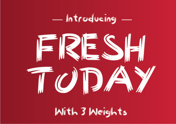 Fresh Today Font: Adding Hand-Painted Charm to Branding