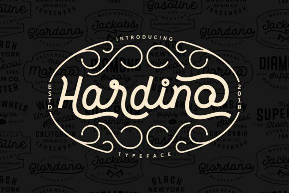 Hardino Font: Elevating Web Design with Script Typography