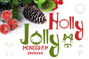 Holly Jolly Font: Festive Typography for Editorial Design