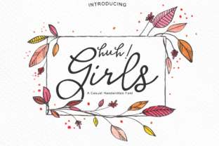 Huh Girls Font: Casual Script for Web Design