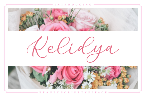 Kelidya Font: Elegant Script for Handmade Labels