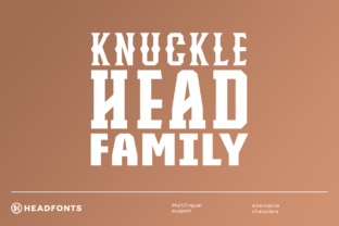 Knuckle Head Font: A Handwritten Script for Branding
