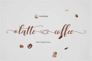 Latte Coffee: A Modern Calligraphy Font for Stylish Branding