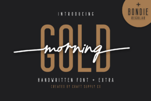Morning Gold: A Handwritten Script Font for Scroll-Stopping Marketing Visuals