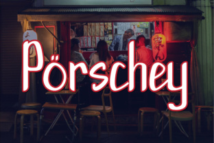 Porschey Font Review: Modern Script for Campaigns
