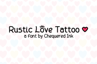 Rustic Love Tattoo Font for Digital Design