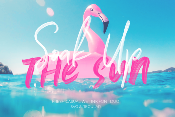 Soak Up the Sun Duo: A Summer Font for Campaigns