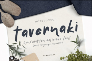 Tavernaki Font: Adding Handwritten Charm to Brand Identity