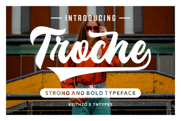 Troche Font: Bold Script Typography for Web Design