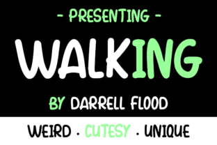 Walking Font Review: Quirky Typography for Web Design